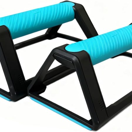 Wrist-Friendly Push-Up Bars with Anti-Slip Triangular Stable Design, Calisthenics Floor Training Handles for Men and Women