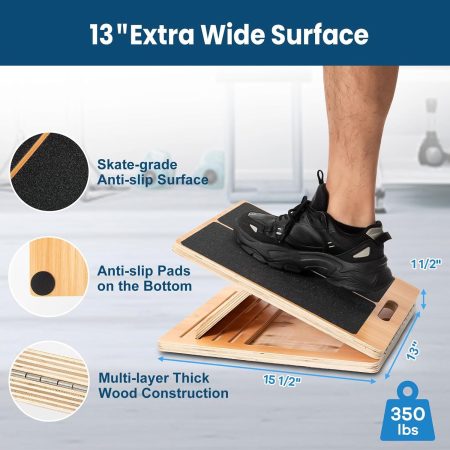 Portable wide slant board
