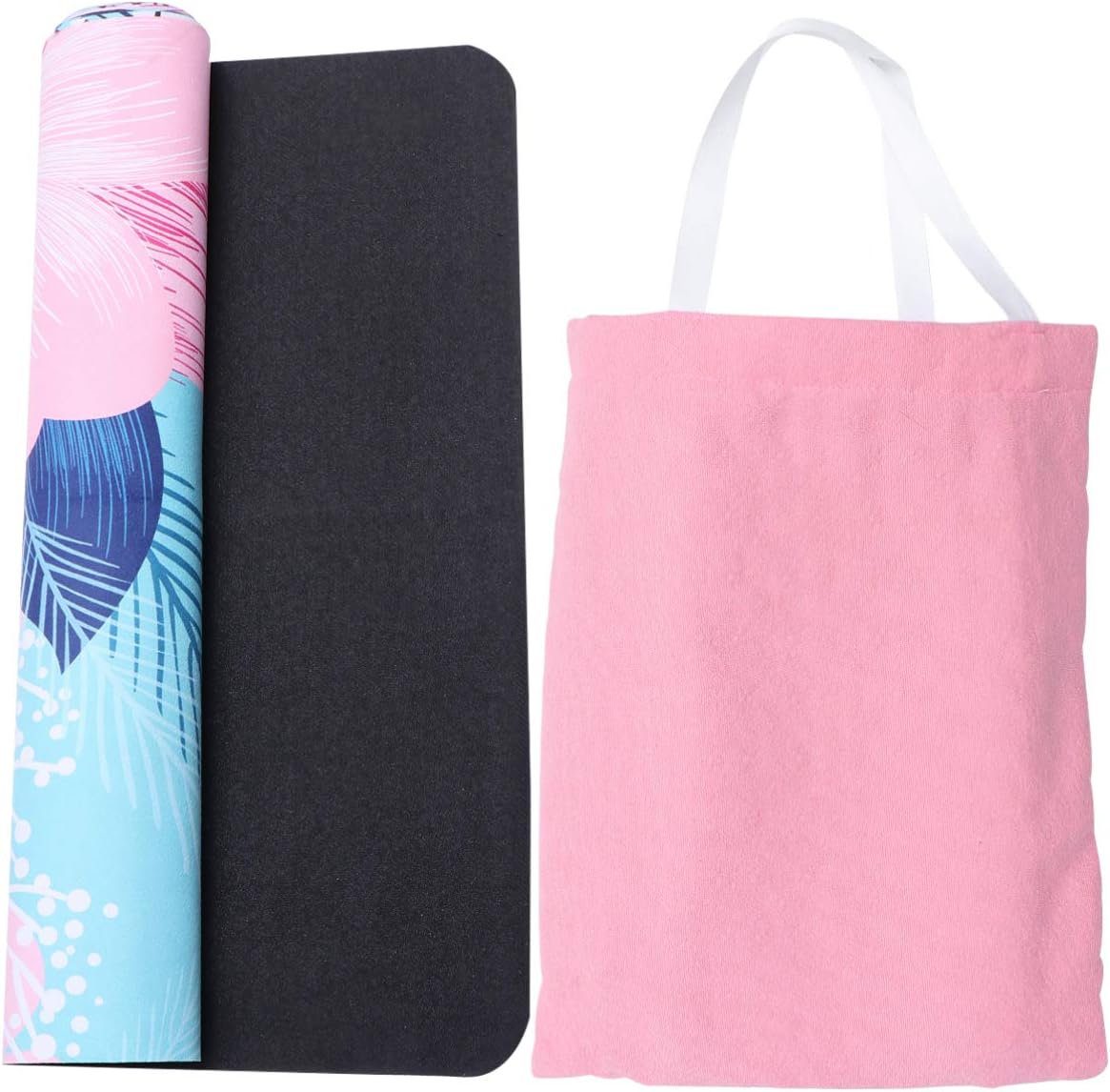 Portable Travel Foldable Suede Yoga Mat - Image 2