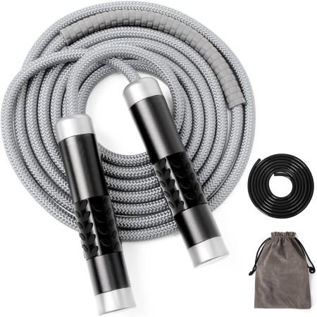 Weighted fat-burning jump rope