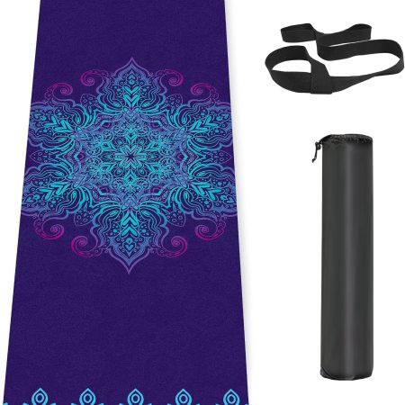 Non-Slip Thick Yoga Mat with Strap